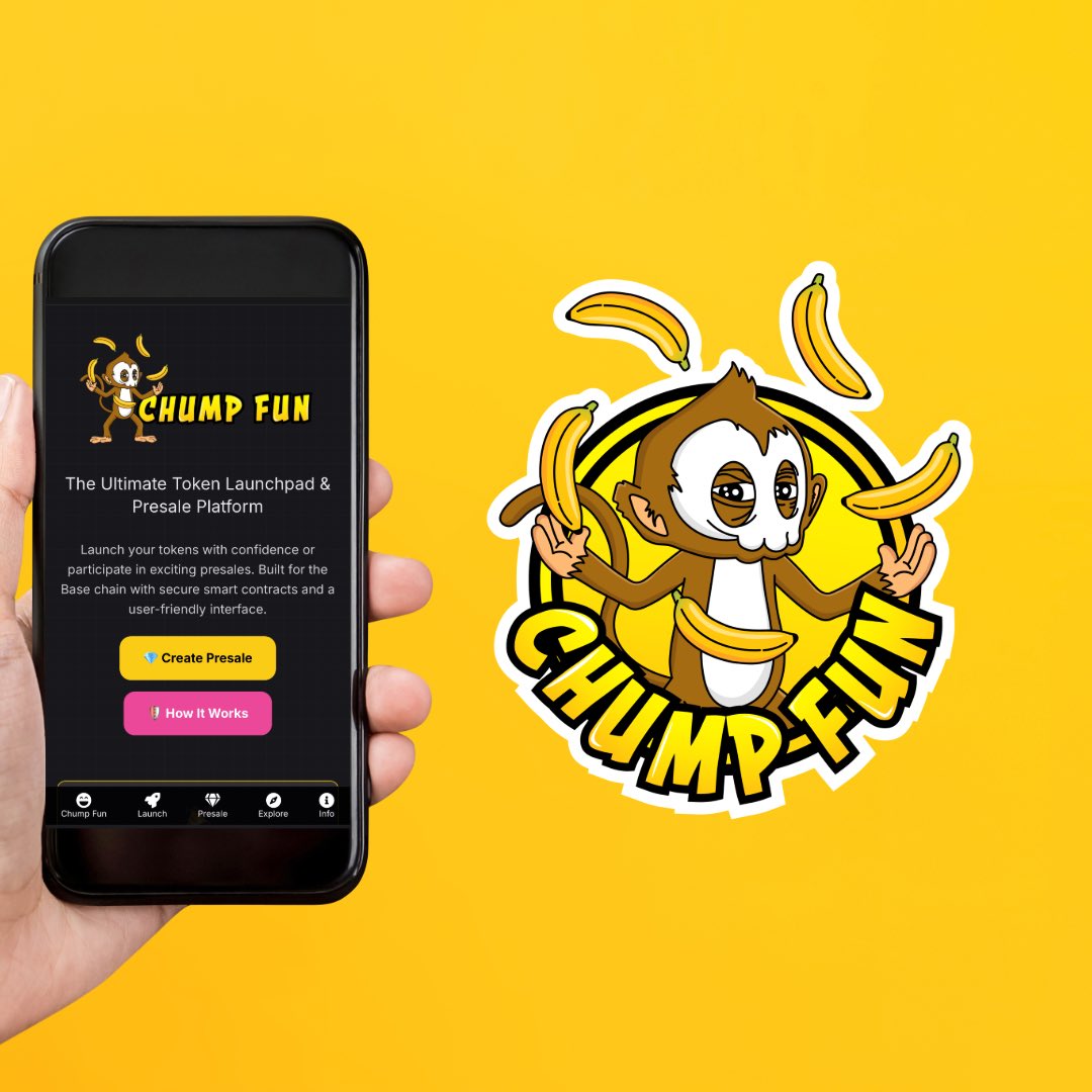 CHUMP_FUN's tweet image. Introducing the FIRST live feature of @CHUMP_FUN, launching Friday, September 26: the ICO, Crowdfunding, and Presale Platform, powered by $CHUMP on the @Base blockchain. Below is a concise overview of how our platform enables project creators to launch secure and transparent…