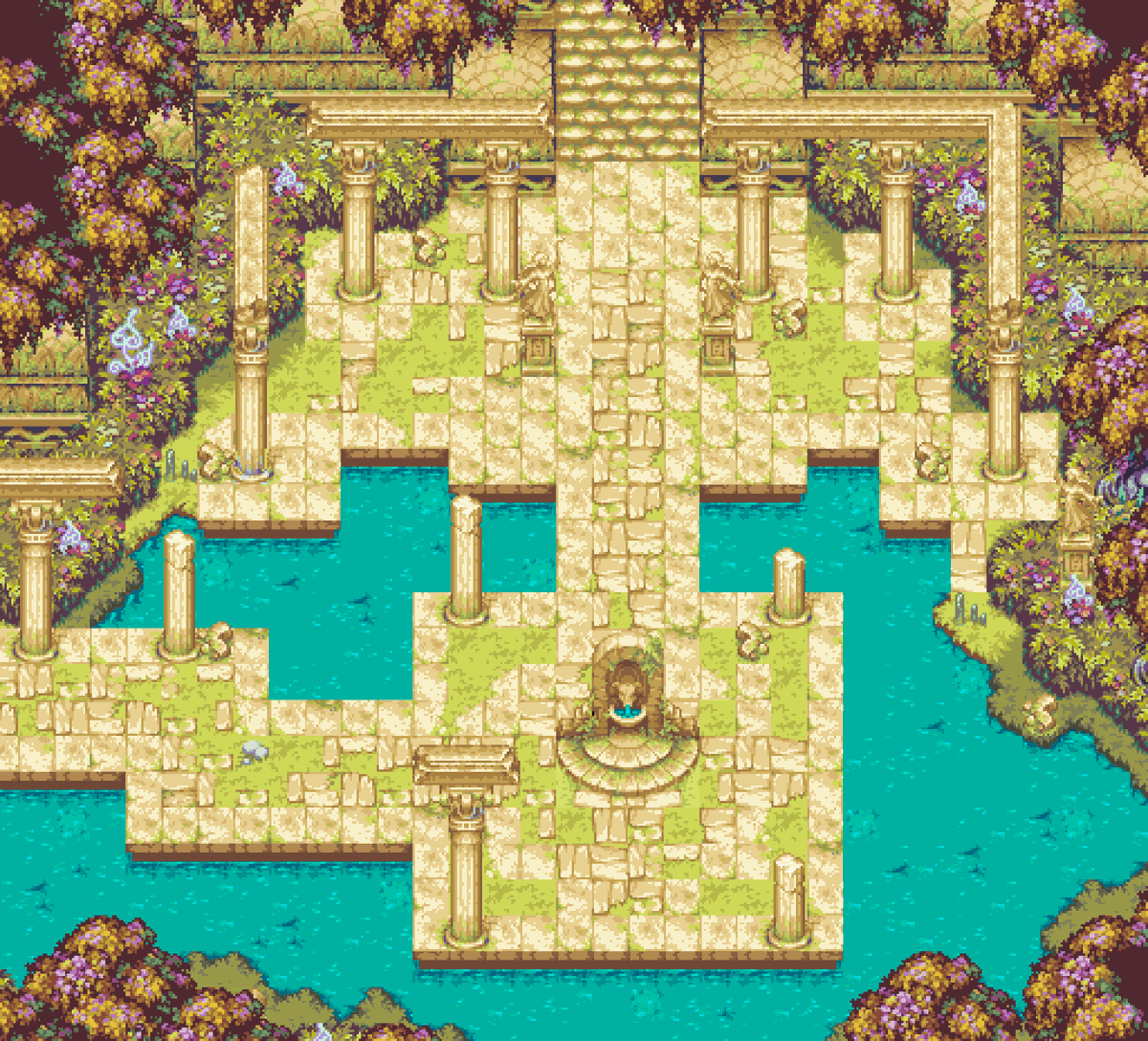 FantasyAnime's tweet image. Appreciating the pixel art in Sword of Mana (GBA)