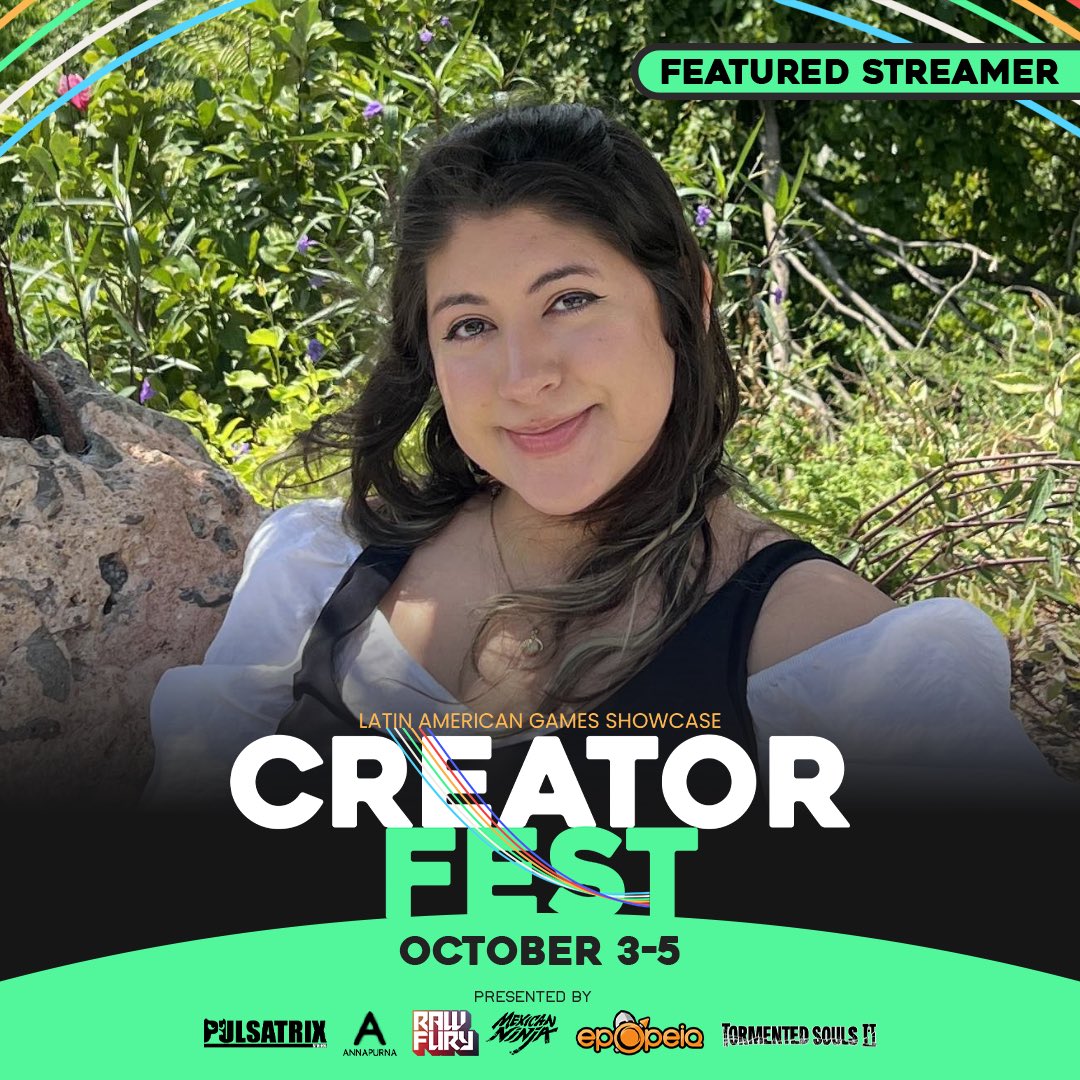 ✨I'm thrilled to announce that I will be a featured stream <a href="/LAGShowcase/">Latin American Games Showcase</a>’s #LAGSCreatorFest !!! Be ready to discover new games brought to you by different Latin American communities during this showcase~ so many amazing creators to watch and discover new games with as well!✨