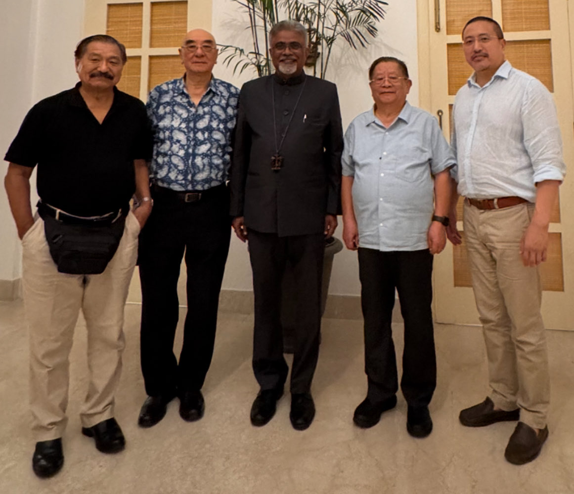 Delighted to host at Dimapur, Rev Dr Paul Swaroop, Bishop of Delhi, Church of North India, along with senior eminent Stephanians.