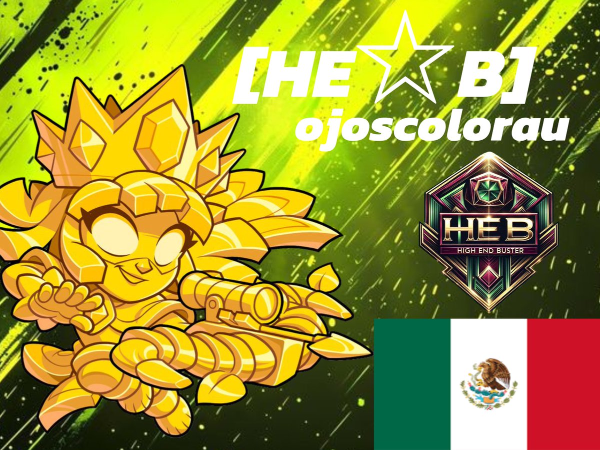 HighEndBusters's tweet photo. From Mexico a new member joined  HighEndBusters, Ojoscolorau,the new pro player from Mexico,with passion and determination to come to do history.Bienvenido. https://t.co/EERavp7ziy