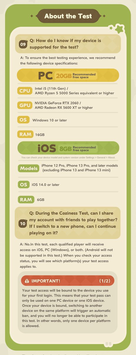 PetitPlanetGame's tweet image. Coziness Test Sign-Up Event Notes &amp;amp; FAQ

Dear players,
The Coziness Test is Petit Planet&apos;s first small-scale closed beta with a data wipe.
The game is still in development, and the content shown in this test is not representative of the final product. We warmly invite you to dive…