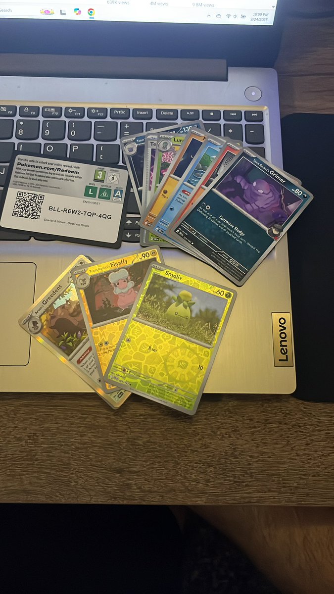 PoDoesPokemon's tweet image. New cards to the set! 🫡 #DestinedRivals pack #8! #CodeCard #Pokemon #PokemonTCG