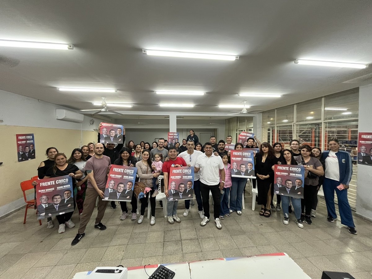 Ramisoria's tweet photo. ✅ Con convicción y compromiso seguimos trabajando y militando en apoyo al Frente Cívico, con la fórmula Elías Suárez Gobernador – Silva Neder Vicegobernador, y el Dr Gerardo Zamora senador , por el futuro de todos los santiagueños. 
@GZamoraSDE https://t.co/nySldpQc7S