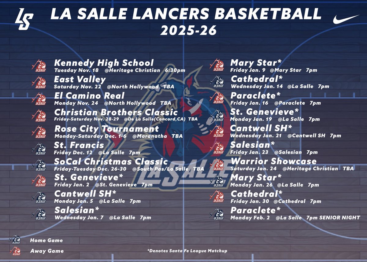Excited for year 3️⃣‼️
📈🏁

<a href="/LaSalleLancers/">La Salle Athletics</a> 
<a href="/LACourtReport/">LA Court Report</a> 
<a href="/James_Escarcega/">James Escarcega 📈🏈🏀⚾️🥎 🤼🤽🏽‍♂️🏊🏼‍♀️🏌🏻⚽️</a> 
<a href="/pollonpreps/">Jack Pollon</a>