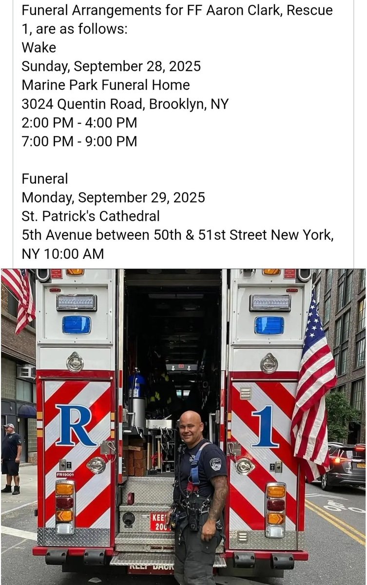 Sorry for your loss...
From all of us at Newton Rescue 1... <a href="/FDNY/">FDNY</a> <a href="/FDNYrescue1/">Res1cue</a>