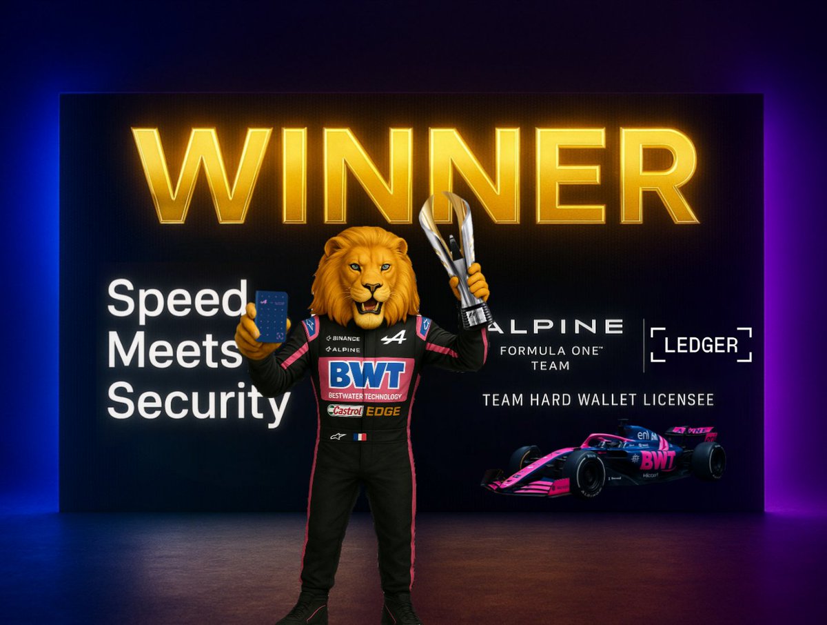 Speed meets Security, Pure Victory

No limits. No excusesvl. Just wins
Ledger keeps you locked , loaded , unstoppable
<a href="/Ledger/">Ledger</a> 
<a href="/AlpineF1Team/">BWT Alpine Formula One Team</a>
