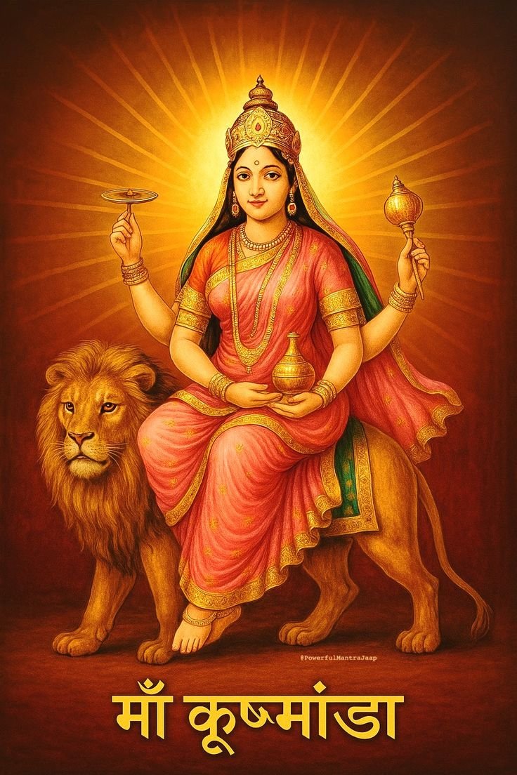 🌸🌸चतुर्थ नवरात्रि🌸🌸
नवरात्रि में चौथे दिन देवी को कुष्मांडा के रूप में पूजा जाता है
🙏जय माता दी🙏
#NavratriUtsav #नवरात्रोत्सव #नवरात्रि  #जय_माता_दी