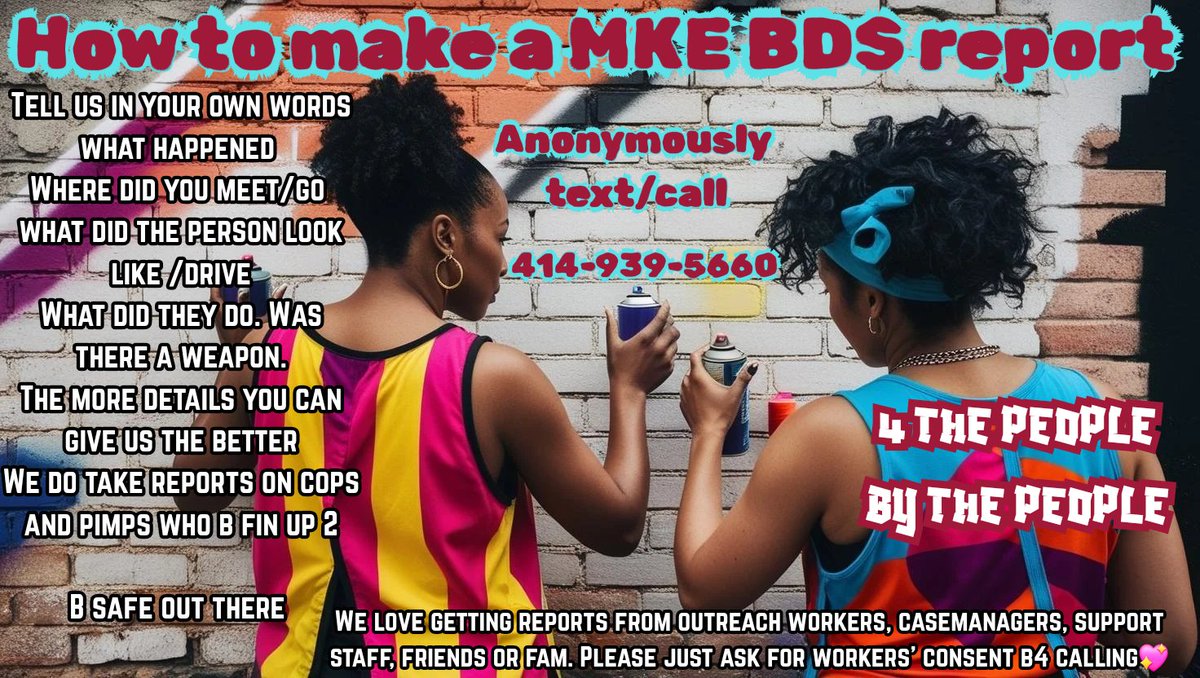 MkeBadDateSheet's tweet photo. Our new print issue is about to come out. If you have anything we should put the word out on, hit us up.     Text/Call 414-939-5660 24 hr/always anonymous.  Email mkebaddatesheet@gmail.com to report or join our distributor list. https://t.co/zpGzFt6x27