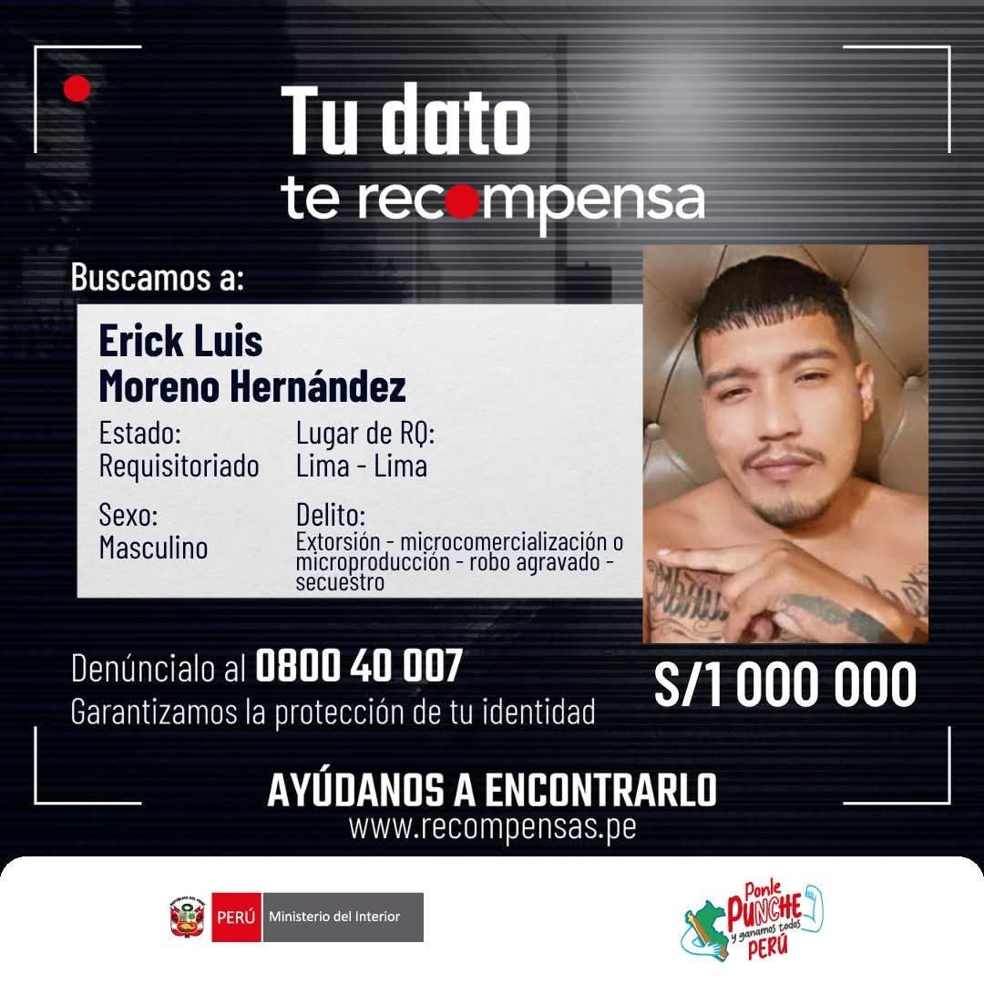 #URGENTE
🚨CAPTURADO
ERICK LUIS MORENO HERNÁNDEZ (alias) "El Monstruo", fue captura en Paraguay