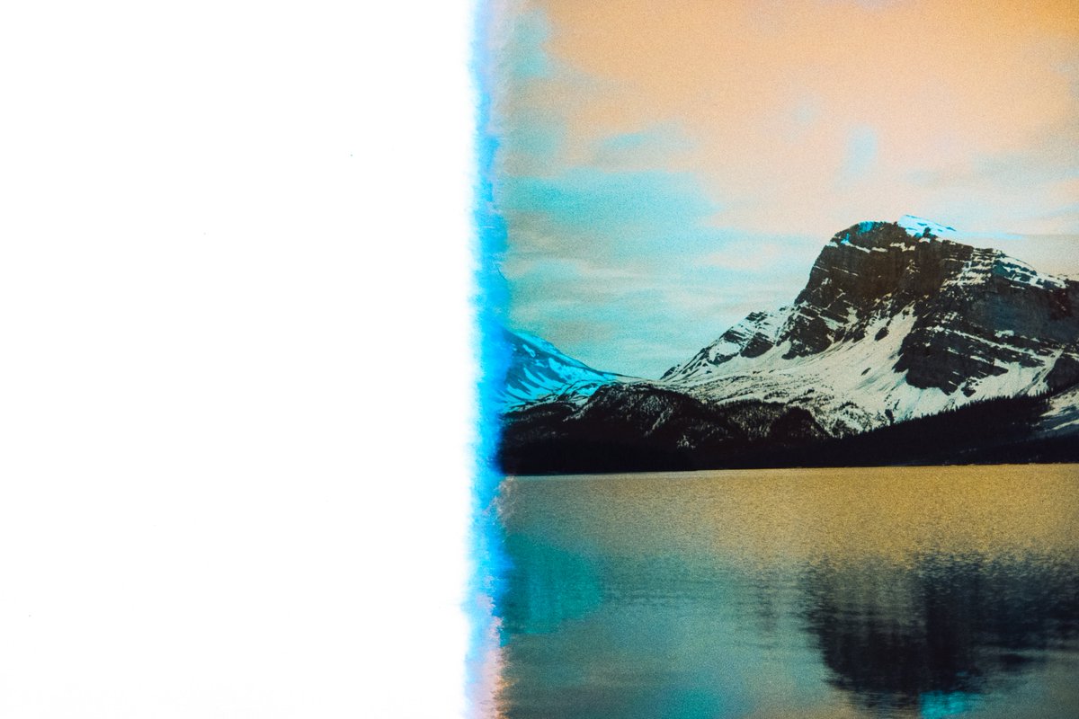 Canadian Rockies on turquoise film 🎞️