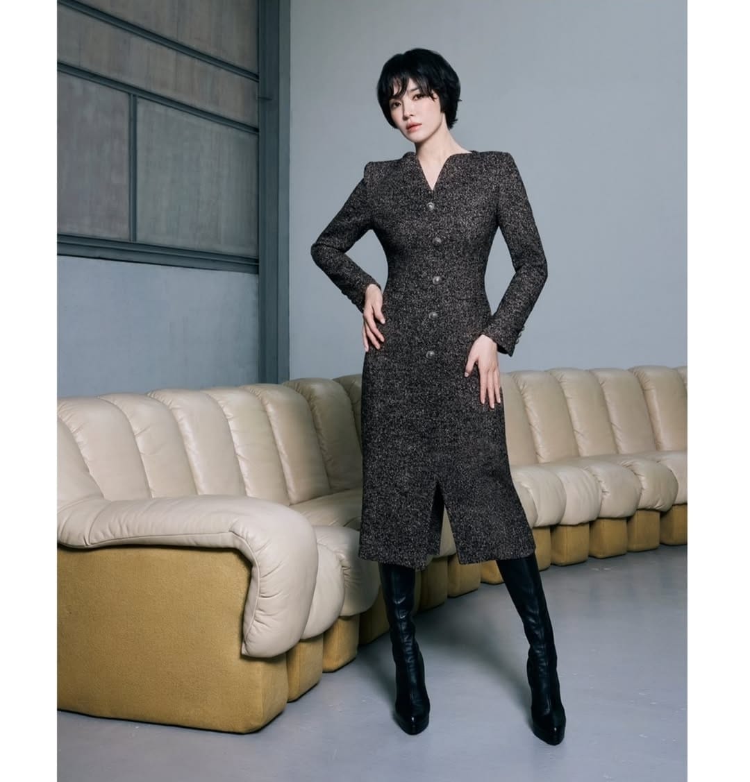 Publicación en instagram de @michaachannel junto a nuestra hermosa niña #Songhyekyo
Colección de invierno 2025

#Songhyekyo #kyo1122 #SongHuyQiao #송혜교 #michaachannel