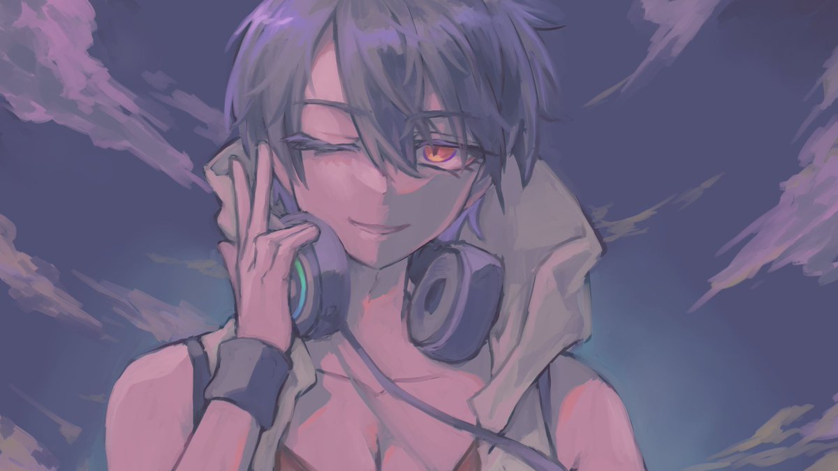 JU_1_V's tweet image. #絵かける　#夢追翔7周年
🌈