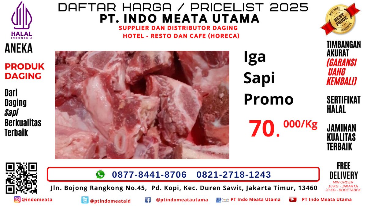 ptindomeataid's tweet image. facebook.com/share/p/1GsEfM…
Ayo dapatkan #HargaSpesial #IgaSapi
