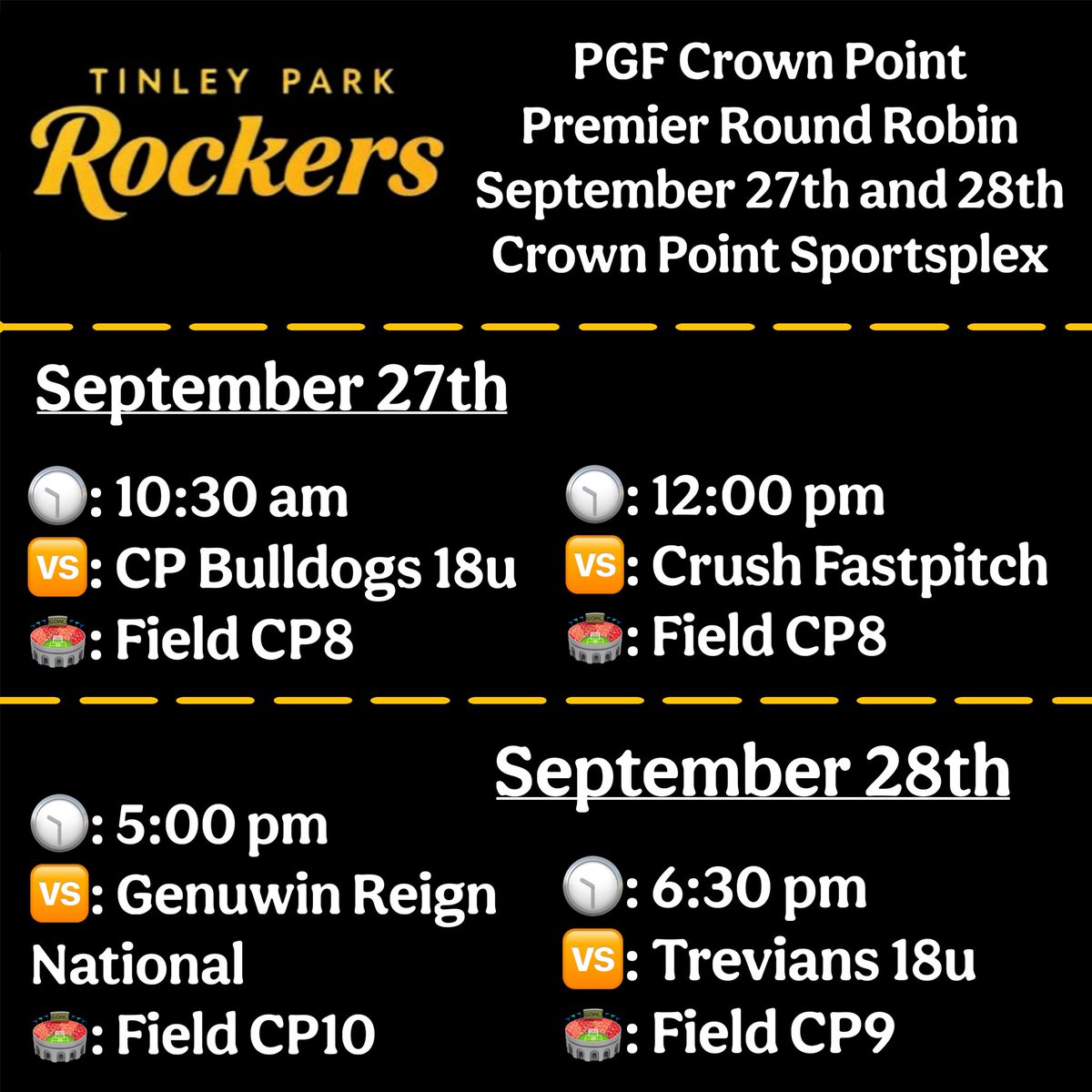 Here’s my schedule for this weekend! Hope to see you there! 
<a href="/Belles_Softball/">Belles_Softball</a> <a href="/JordynSwinehart/">Jordyn_Swinehart</a> <a href="/venustaylor1mom/">Venus Taylor</a> <a href="/CoachFahey10/">Coach Fahey</a>