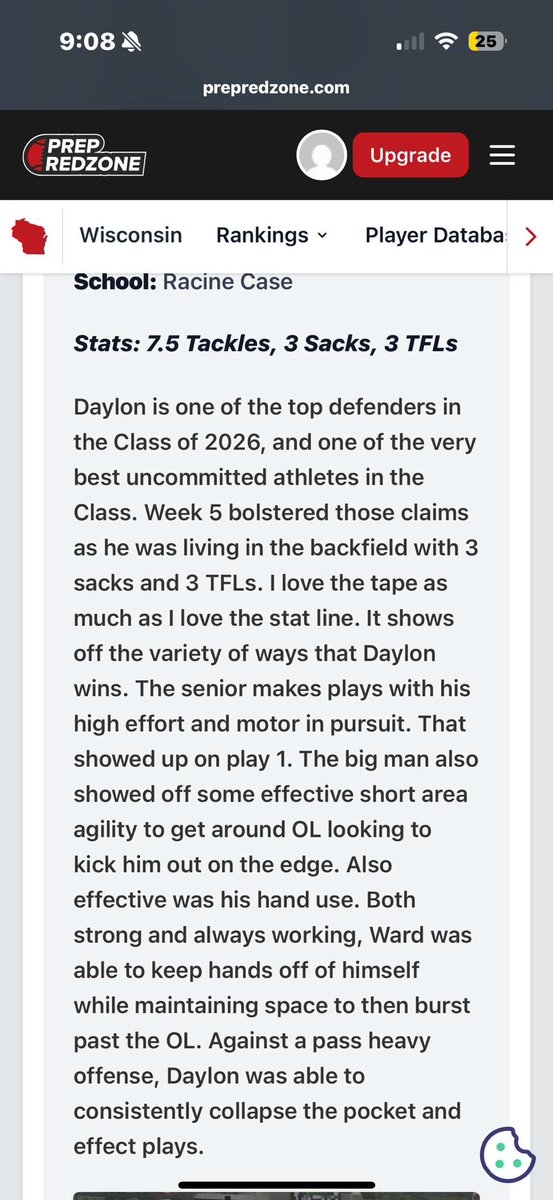 Daylon🙏🏾 (@daylonwardjr) on Twitter photo Thank you <a href="/MJ_NFLDraft/">Mark Johnson</a> and <a href="/PrepRedzoneWI/">Prep Redzone Wisconsin</a> for the
recognition, More to show!!
<a href="/AntonGraham_/">Coach Graham (AG)</a> <a href="/LowkeyGB/">CoachGB 🦅</a> <a href="/CaseEagleFB/">CaseEagleFB</a> <a href="/NIUCoachHammock/">Thomas Hammock</a> <a href="/bond_coach/">Bond Mike Bond</a> <a href="/CoachDuFrane/">Mike DuFrane</a> <a href="/TrevorOlson62/">Trevor Olson</a>
<a href="/2_adjames/">Coach James</a>
<a href="/CoachHenning75/">Chad Henning</a> Thank you <a href="/MJ_NFLDraft/">Mark Johnson</a> and <a href="/PrepRedzoneWI/">Prep Redzone Wisconsin</a> for the
recognition, More to show!!
<a href="/AntonGraham_/">Coach Graham (AG)</a> <a href="/LowkeyGB/">CoachGB 🦅</a> <a href="/CaseEagleFB/">CaseEagleFB</a> <a href="/NIUCoachHammock/">Thomas Hammock</a> <a href="/bond_coach/">Bond Mike Bond</a> <a href="/CoachDuFrane/">Mike DuFrane</a> <a href="/TrevorOlson62/">Trevor Olson</a>
<a href="/2_adjames/">Coach James</a>
<a href="/CoachHenning75/">Chad Henning</a>