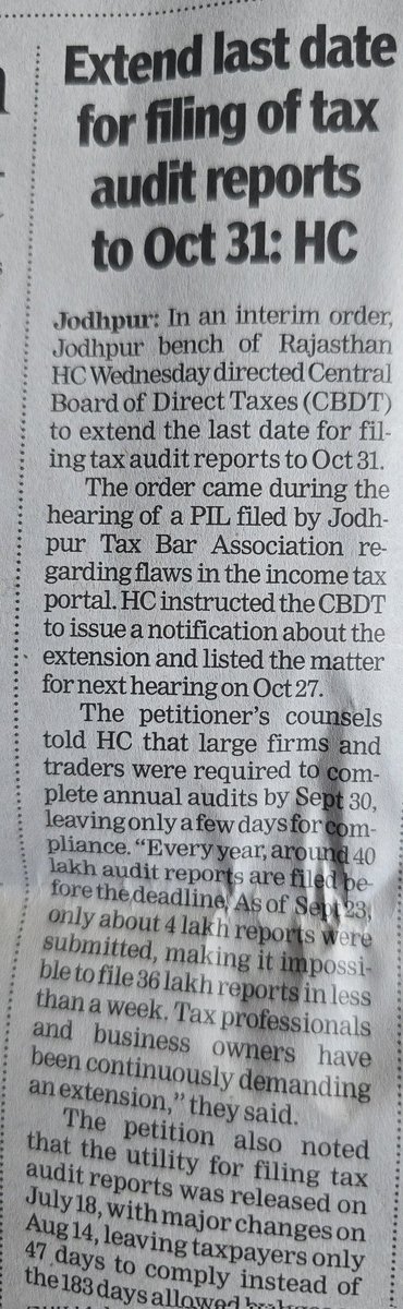 Rajeevkh007's tweet image. How many more orders needed? @IncomeTaxIndia #taxaudit #Extend_due_date_now #Extend_Due_Date_Immediately #extend_ITR_TAR_duedates #CA #ExtendTaxAuditDueDate #ExtendAuditDueDate