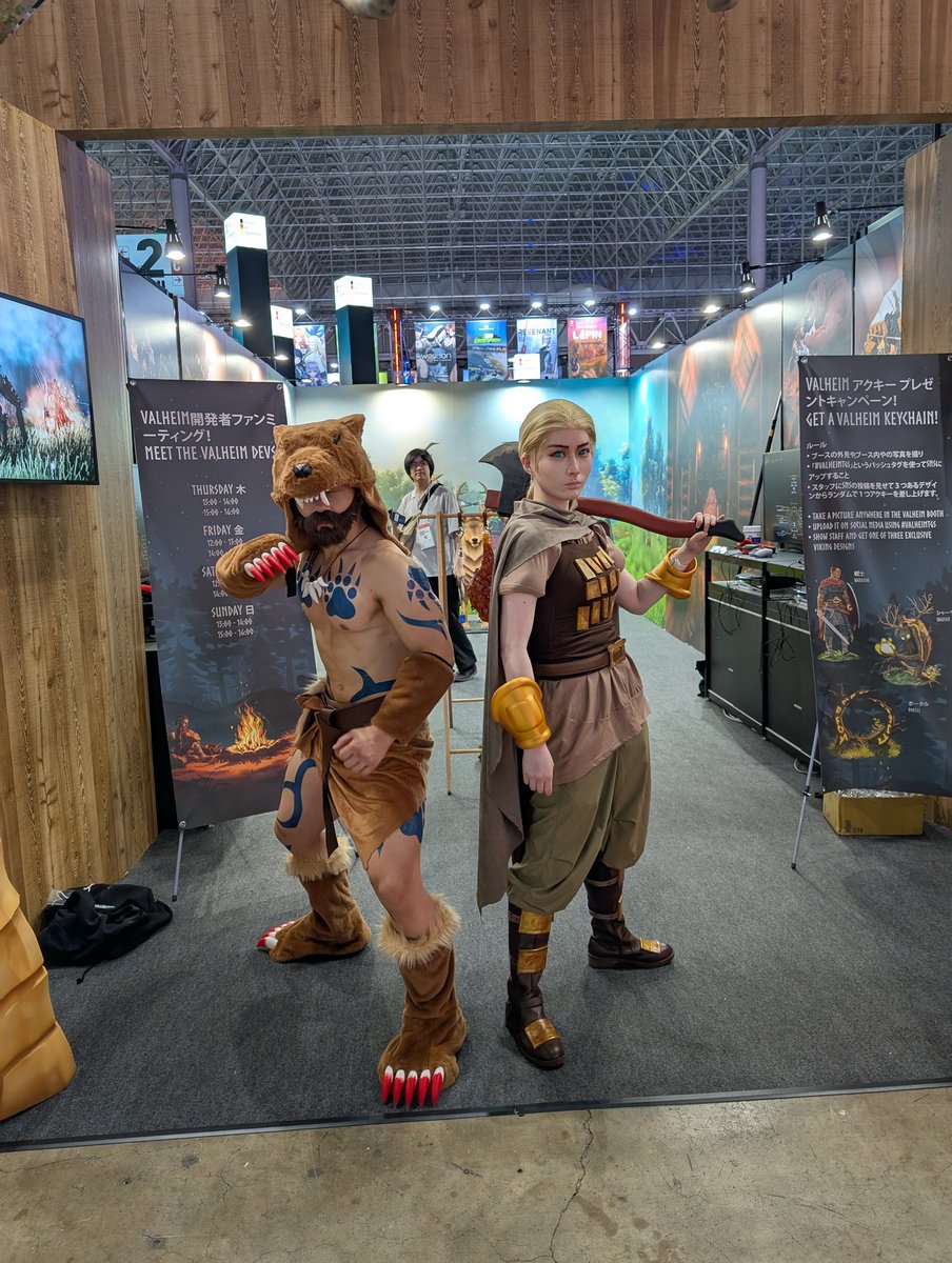 TGS is ooooon! #TGS2025 <a href="/Valheimgame/">Valheim 🌟</a> come by and say hey