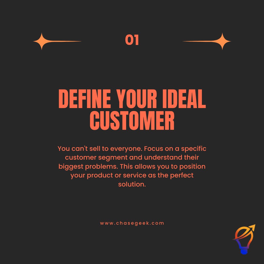 chasegeek's tweet image. Ready to grow your sales? 🚀
It’s about strategy, not luck. Define your ideal customer, leverage digital marketing, and focus on customer retention.
Contact us for a FREE consultation on how we can help you increase sales!
#SalesTips #BusinessGrowth #SalesStrategy