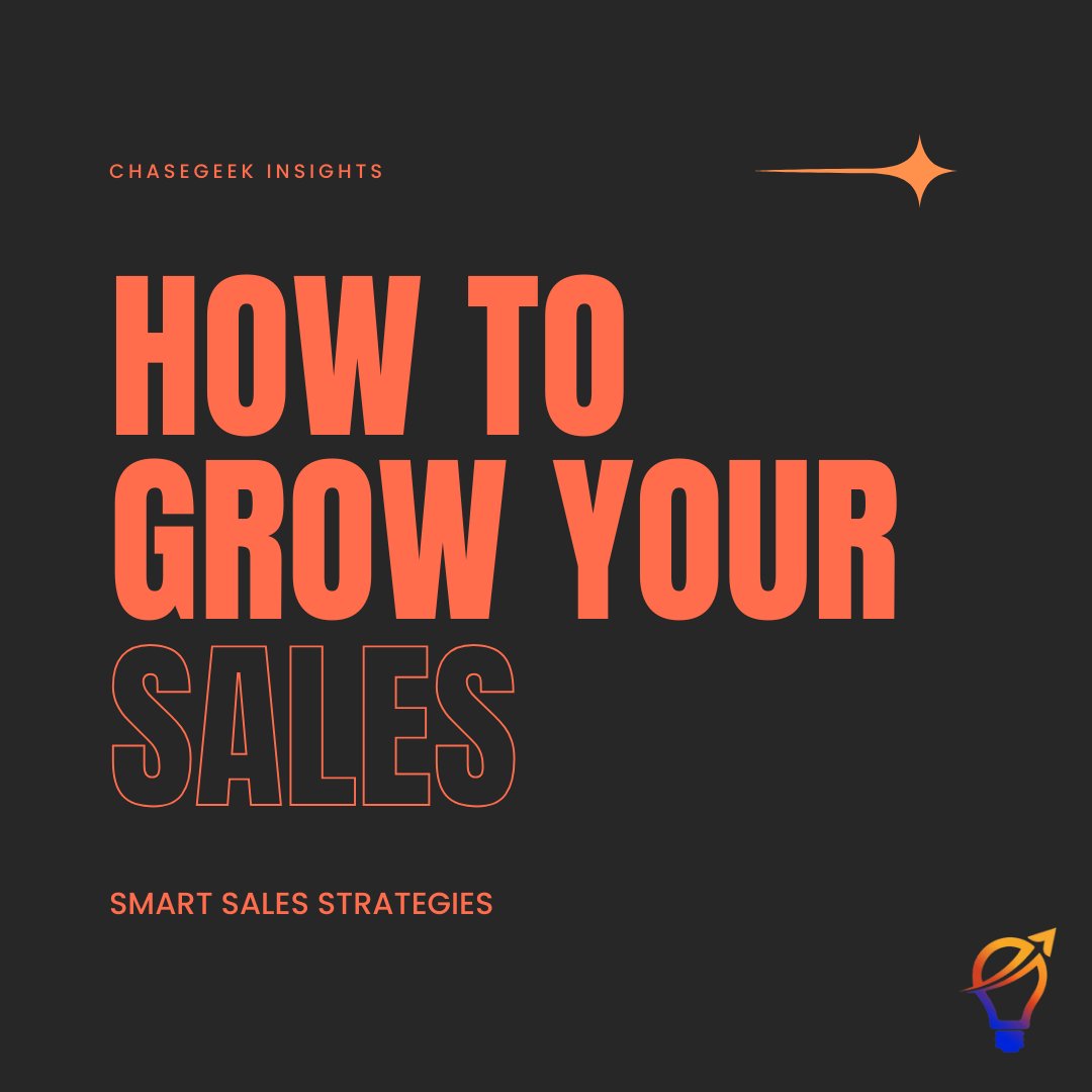 chasegeek's tweet image. Ready to grow your sales? 🚀
It’s about strategy, not luck. Define your ideal customer, leverage digital marketing, and focus on customer retention.
Contact us for a FREE consultation on how we can help you increase sales!
#SalesTips #BusinessGrowth #SalesStrategy