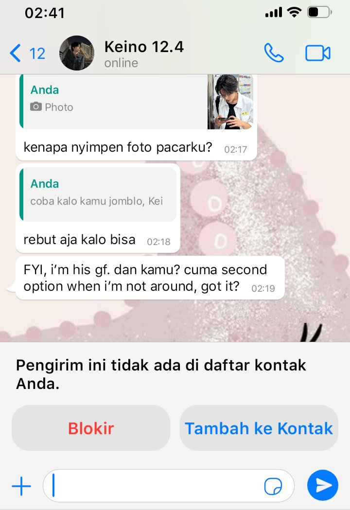 thisnadirlyours's tweet photo. i'm his gf, how bout u?
—riku few tweets au https://t.co/OKz6o7AKLc