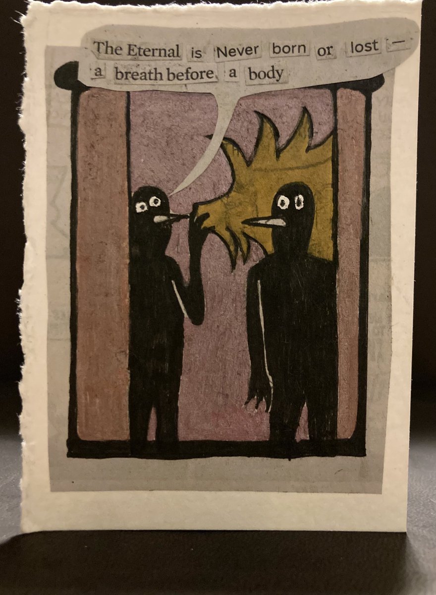 The eternal is never born or lost —
a breath before a body