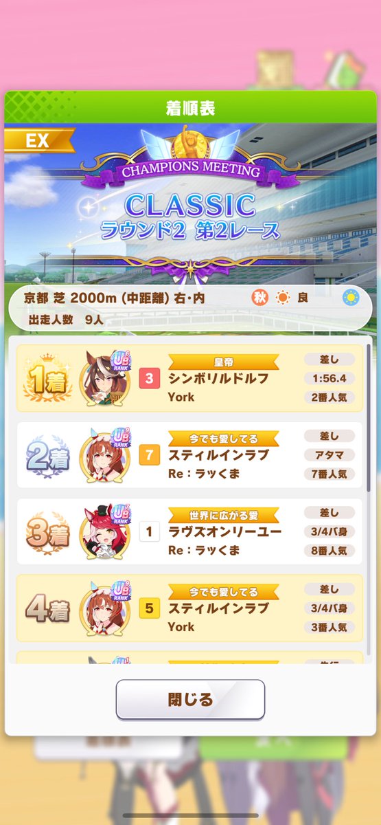 Yorkdotcom's tweet image. Who just win? Tell me who just win!

見たか——これが“皇帝”の走りだ！
#umamusme