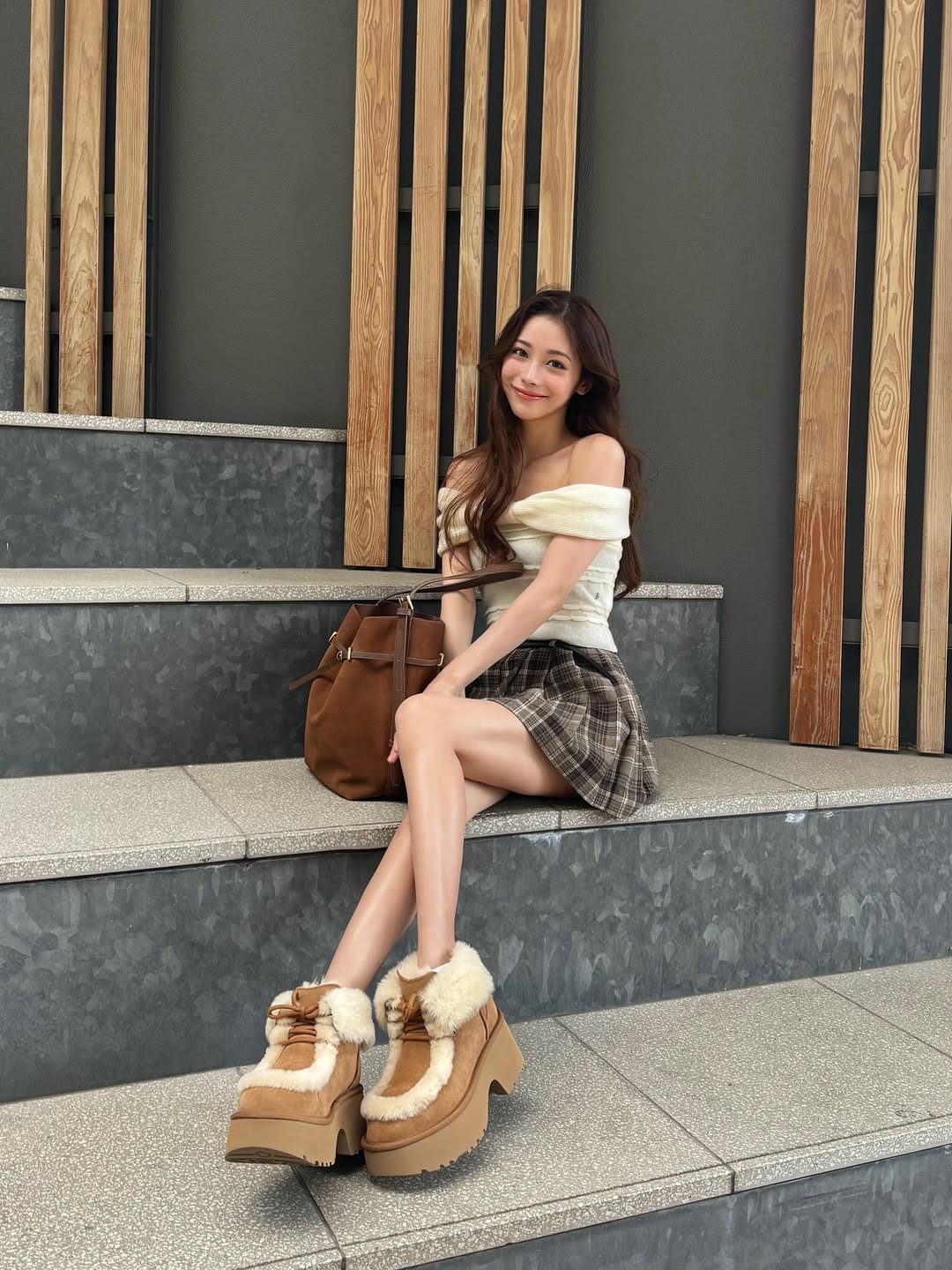 UGG　モカシン　ユリ 楽天市場】UGG アンスレー アグ モカシン レディース ANSLEY