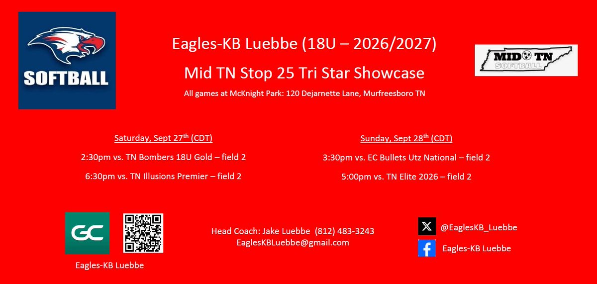 I can’t wait to get back on the field this weekend! <a href="/EaglesKB_Luebbe/">Eagles-KB Luebbe</a>