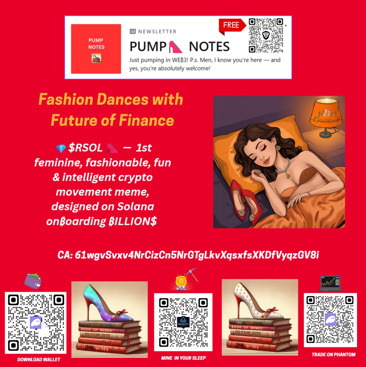 RedSols: 1st fashionable, fun & intelligent meme👠 tweet media