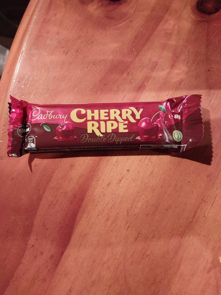 RobynBoyce2's tweet image. Having a double dipped Cherry Ripe in memory of my father, who we lost 3 years ago today. He was a kind man.