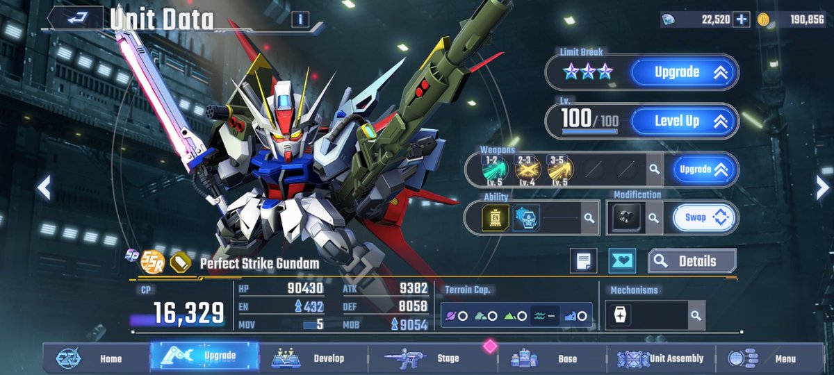 <a href="/ggene_eternalEN/">SD Gundam G Generation ETERNAL【Official】</a> #GGenerationMemories 

My GOAT Perfect Strike, really help me in early game