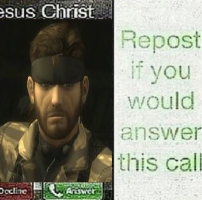 kiryussideburns's tweet photo. this is how i feel trying to get people i know to play metal gear https://t.co/dfNQ5bQqgG