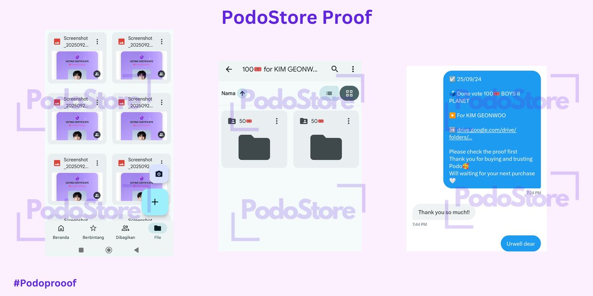 100🎟 BOYS PLANET II (MNET) 

SOLD✨️

🗳 for KIM GEONWOO

Purchased by @.anonymous

Thank you for purchasing and trusting Podo🤍

#podoproof