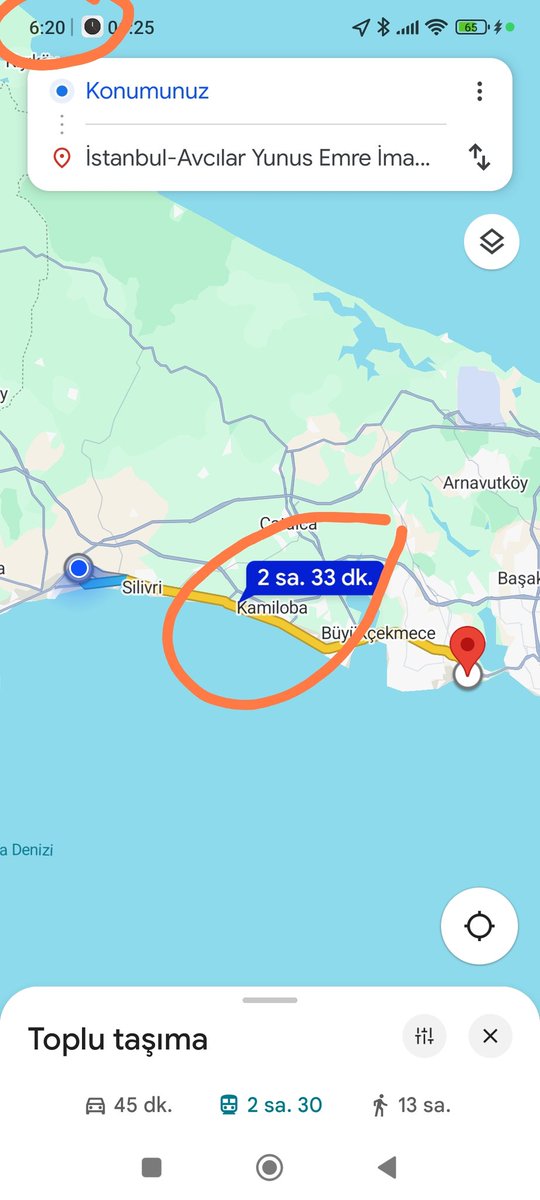Saat sabahın 06.20 si şu an yol bomboş iken 2.5 saat gösteriyor,bu zulüm nedir hamile birine yapılır mı bu <a href="/Yusuf__Tekin/">Yusuf Tekin</a> kendi eşiniz çocuğunuz olsa bunu yapar mıydınız?<a href="/RTErdogan/">Recep Tayyip Erdoğan</a> İstanbulda bu çile cektirilirmi? <a href="/tcmeb/">Millî Eğitim Bakanlığı</a> <a href="/tcbestepe/">T.C. Cumhurbaşkanlığı</a> #resençözümdeğilsürgun #resenedurde #AileYılı ??