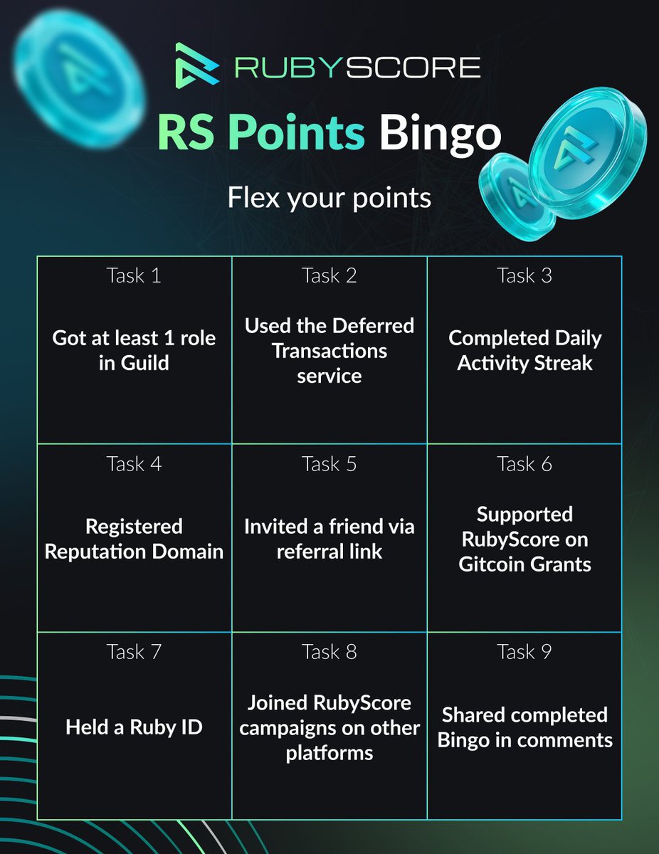 XDragon34's tweet image. Discover your place in Web3!  RubyScore (rubyscore.io) empowers you with wallet rankings & on-chain analytics. Earn points with daily tasks and rise in the community!  #Web3 #Blockchain #RubyScore
Link: rubyscore.io/?ref=0xa81370cc