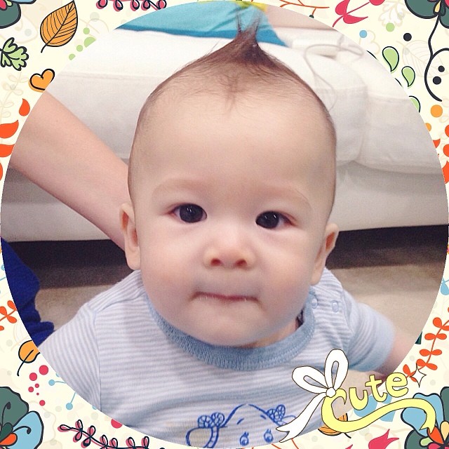 Mommy doesn't regret bringing you into this happy world. I will grow up with you.