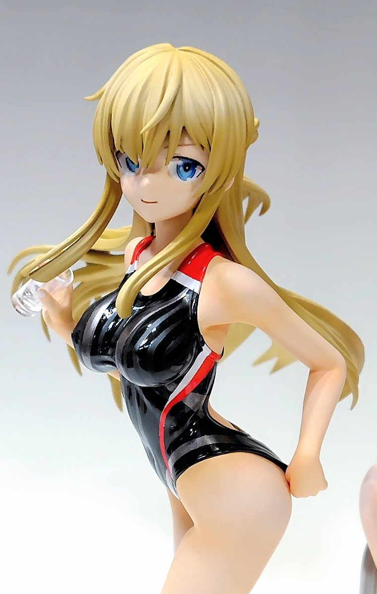 kotetu003's tweet image. 昼宣伝！
郷湾競泳水着のハニートラっぷ
完成してました。
駒添 絵伝はびけっと·ふぇんす!様(@1W7WQn6r94sDMk7)のガレージキットを
米良渕 花浪は絵伝に合わせてオリジナルで作製してみました
28日、有明の #みんトラ28 で展示交流卓にて展示する予定です🐯🐝
#アリスギア