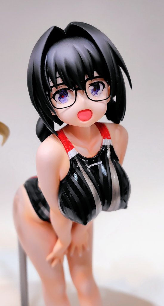 kotetu003's tweet image. 昼宣伝！
郷湾競泳水着のハニートラっぷ
完成してました。
駒添 絵伝はびけっと·ふぇんす!様(@1W7WQn6r94sDMk7)のガレージキットを
米良渕 花浪は絵伝に合わせてオリジナルで作製してみました
28日、有明の #みんトラ28 で展示交流卓にて展示する予定です🐯🐝
#アリスギア