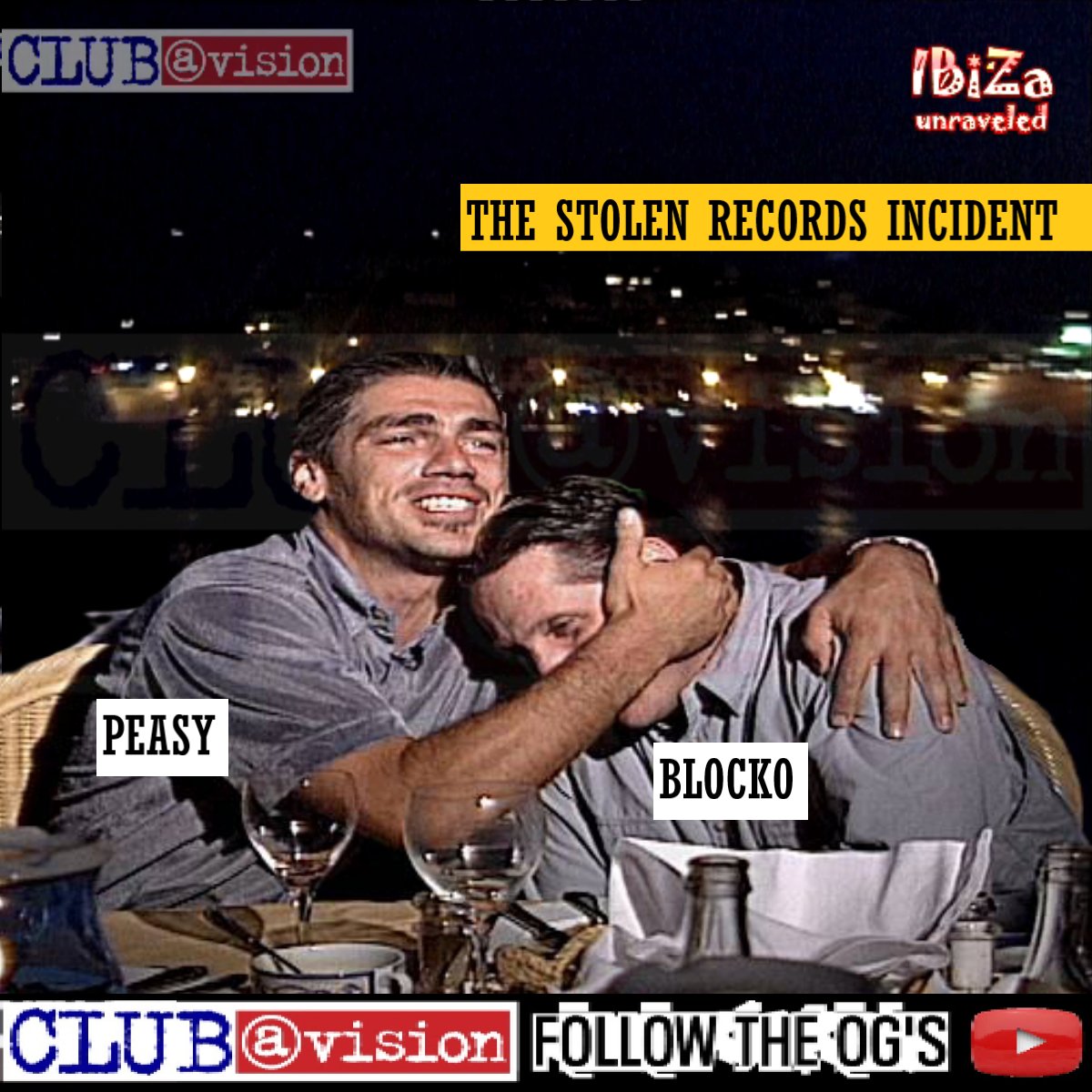 CLUBAVISION's tweet image. Released 26-09-25- The most important thing for a DJ is music, its their life yes? What happens when an #Ibiza legend loses all his  records in the middle of the season in Ibiza? Lets find out @Brandonblock #alexp @IbizaPast  #90s #90srewind