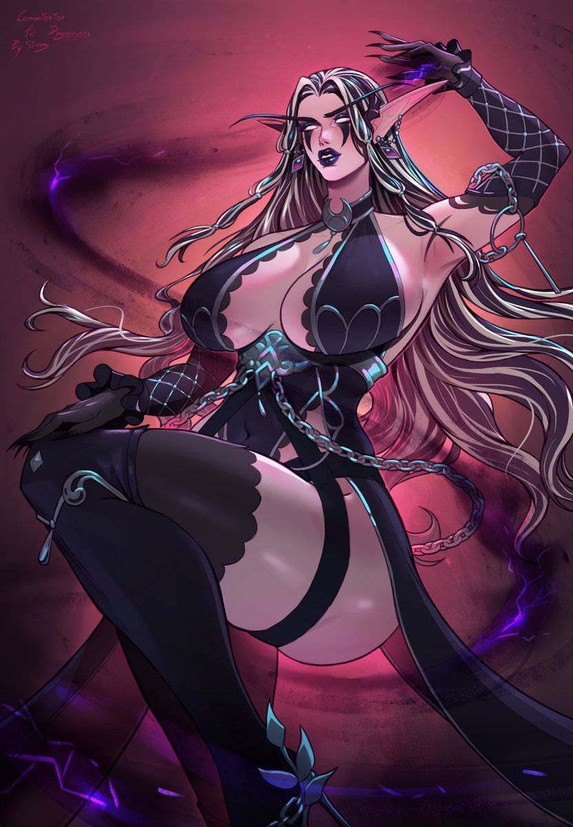 Magical commission for <a href="/dayreavers/">bimbo’dorei</a> ! :&gt;🖤

#commission #elf #worldofwarcraft