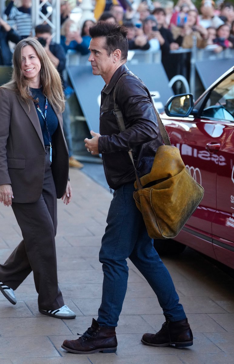 CFarrellUpdates's tweet image. Colin Farrell arrives at Maria Cristina Hotel during 73rd San Sebastian International Film Festival
September 24, 2025
#ColinFarrell