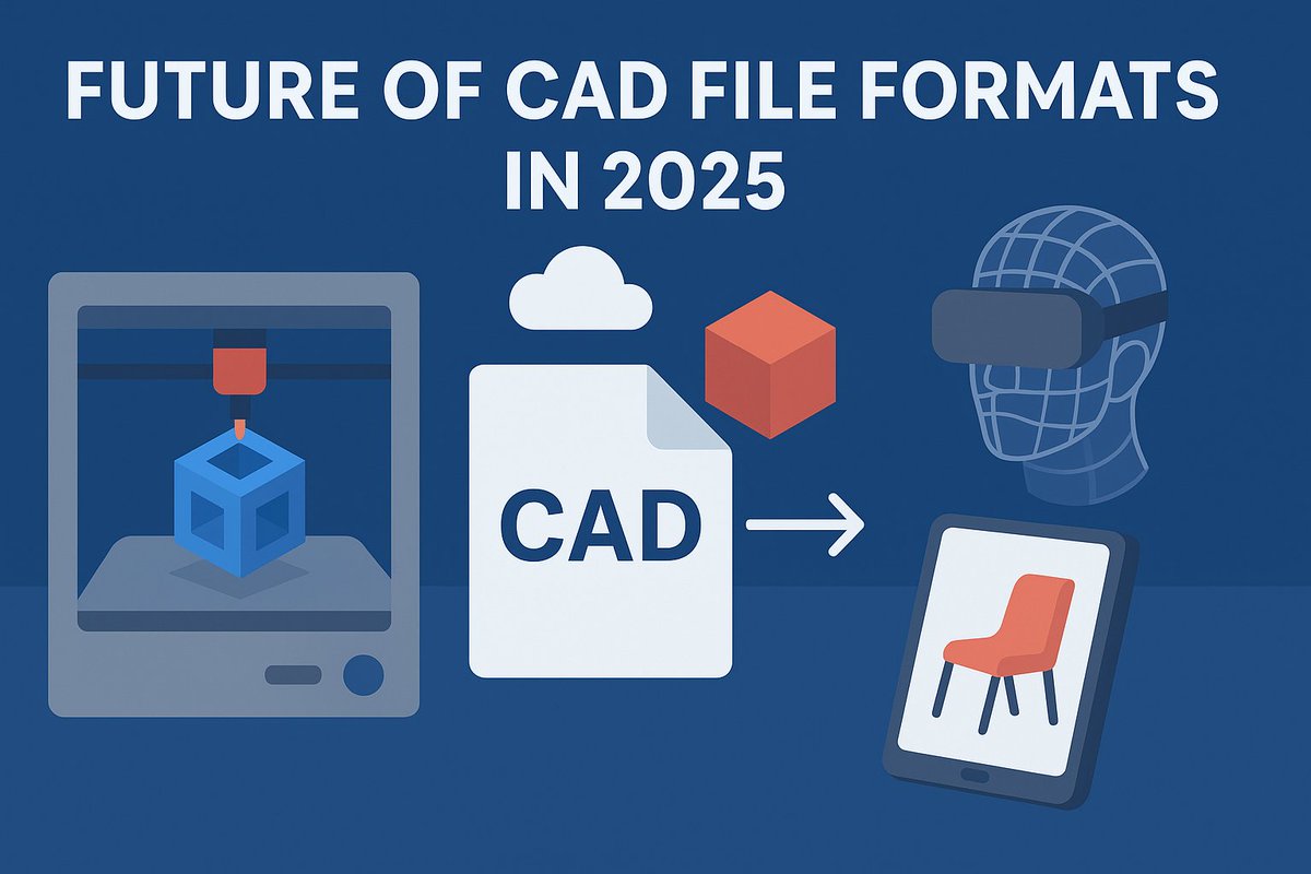 fileformatcom's tweet image. By 2025, "dumb" #CAD files will be a thing of the past.
The future is intelligent, cloud-native, and open. Our new post explains what everyday users need to know about, the rise of #3MF & #mbd , AI-powered workflows and so on. Learn more: shorturl.at/nvL0r