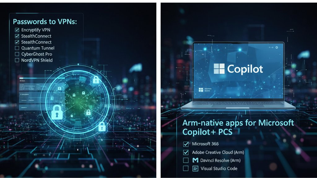 techlaunches's tweet image. #Microsoft expands Arm-native app support for Copilot Plus PCs, adding security, productivity, creative, and entertainment tools ahead of Windows 10&apos;s end of support

Microsoft Arm native apps for Copilot Plus PCs—here is list👇
bit.ly/4nO20tw