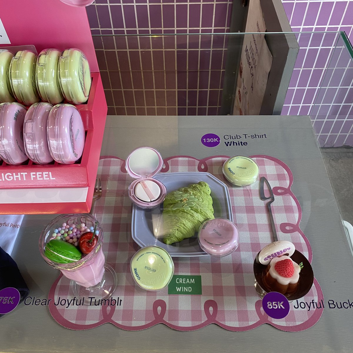 main ke Bloomery jadi bisa swatch Emina all shades 🤠💕