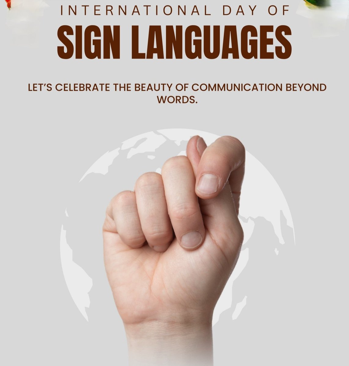 garga7861's tweet image. On International Day of Sign Language,
recognize sign language as a fundamental right &amp;amp; powerful means of expression for the voiceless. It&apos;s time to break barriers &amp;amp; empower Deaf communities worldwide.  #SignLanguageDay