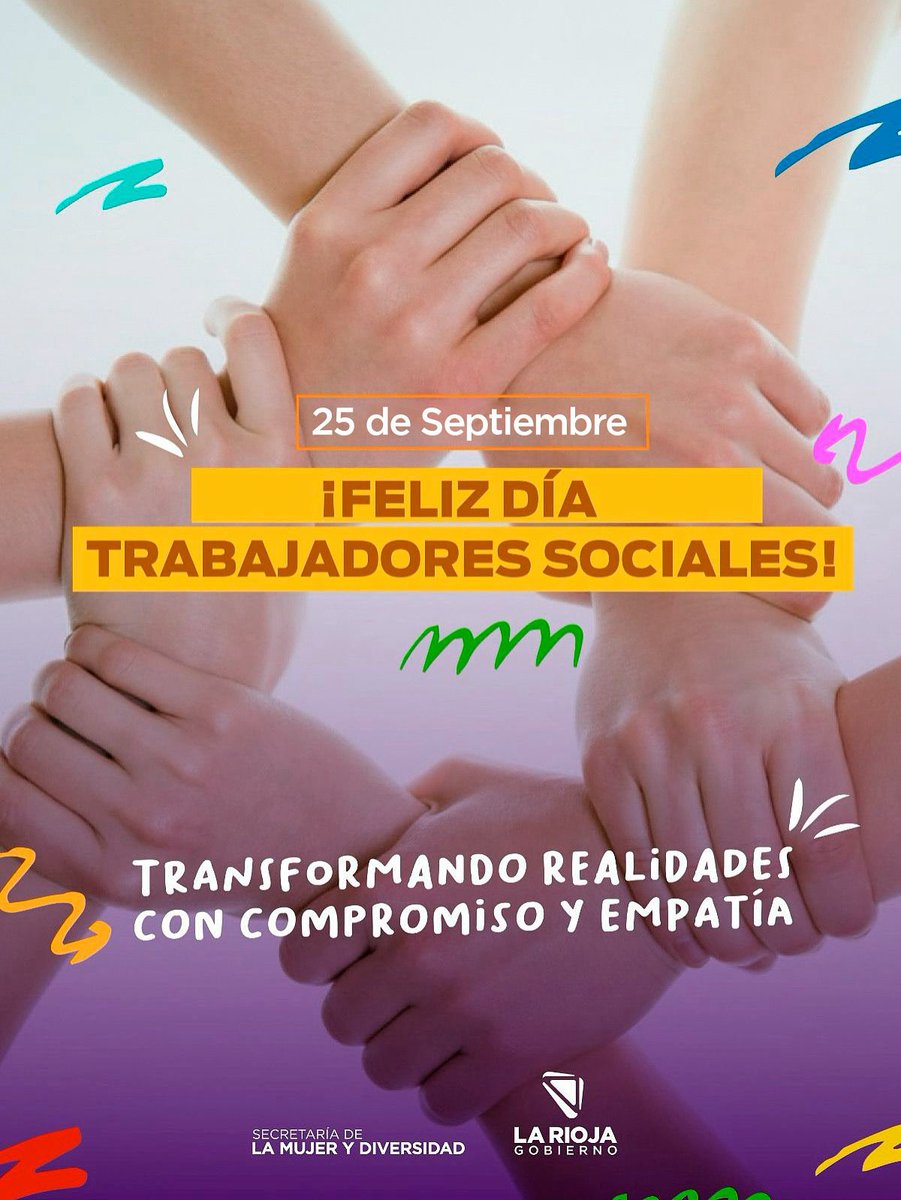 🌟 Hoy celebramos a quienes eligen tender puentes, escuchar con el corazón y acompañar con compromiso cada historia.

🙌 Feliz día especialmente a nuestrxs trabajadores de la Secre que con su vocación transforman realidades y nos inspiran a construir una sociedad más justa.