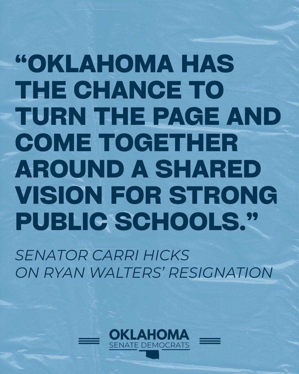 There you have it — Ryan Walters is resigning as State Superintendent to become CEO of a right wing organization.