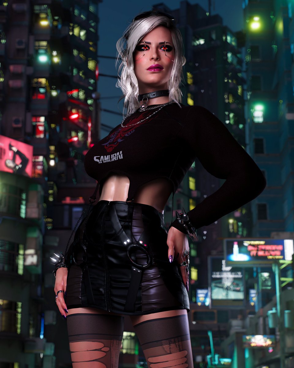 For the streets.

Outfit: nexusmods.com/cyberpunk2077/…

#Cyberpunk2077 #Cyberpunk2077PhotoMode #VirtualPhotography #Reshade #ArtisticofSociety #VGPNetwork #WorldOfVP #VPUnityHub #ThePhotoMode #VPGamers