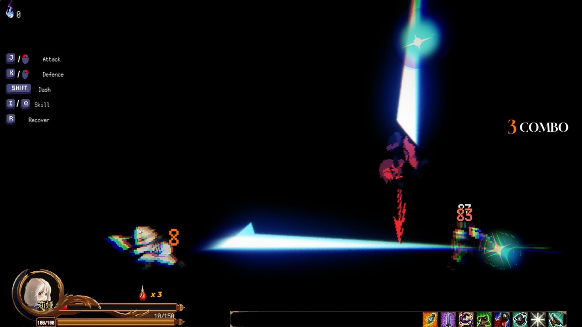 Random shots from our indie game 
(because they look cool &amp; pretty) 
- Please wishlist Ruins of The Titan!
store.steampowered.com/app/3374060/Ru…